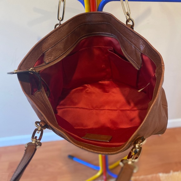 Brown leather Coach satchel - Picture 2 of 5